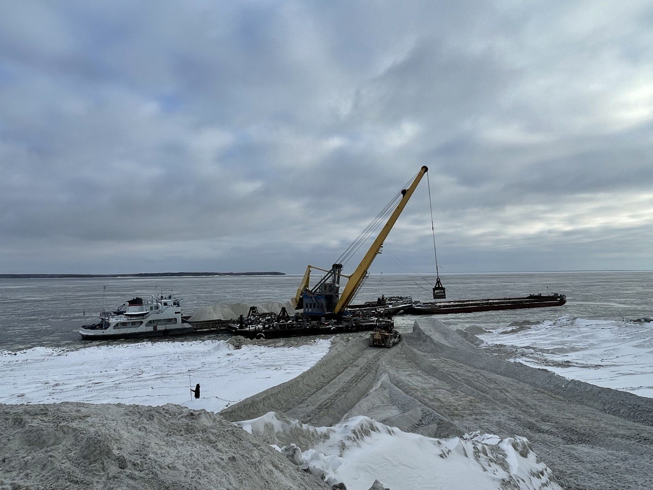 АО «Камско-Устьинский гипсовый рудник» завершило отгрузку гипсового камня в навигацию 2022 года